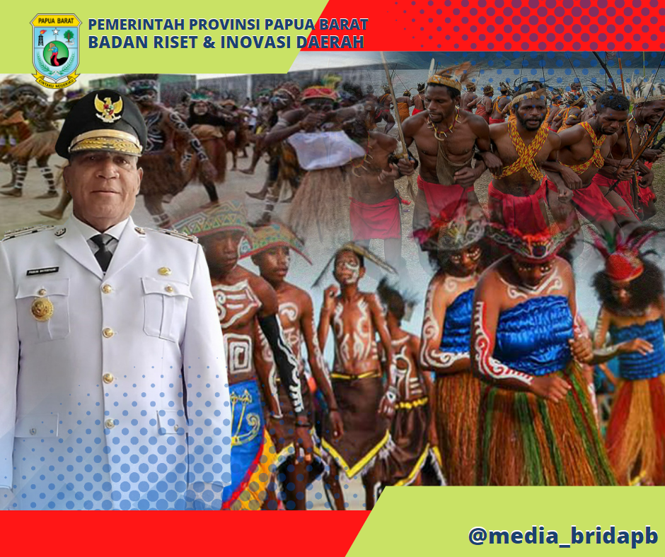 Prosesi Adat Warnai Penjemputan Penjabat Gubernur Papua Barat