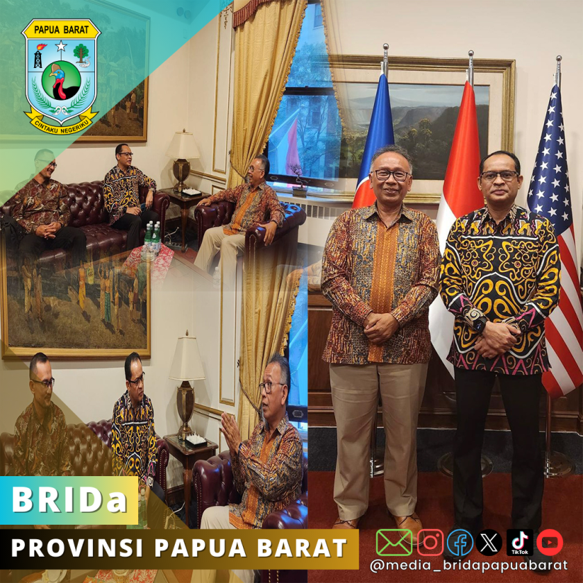 Kunjungan Silaturahmi Pemerintah Papua Barat ke KJRI New York