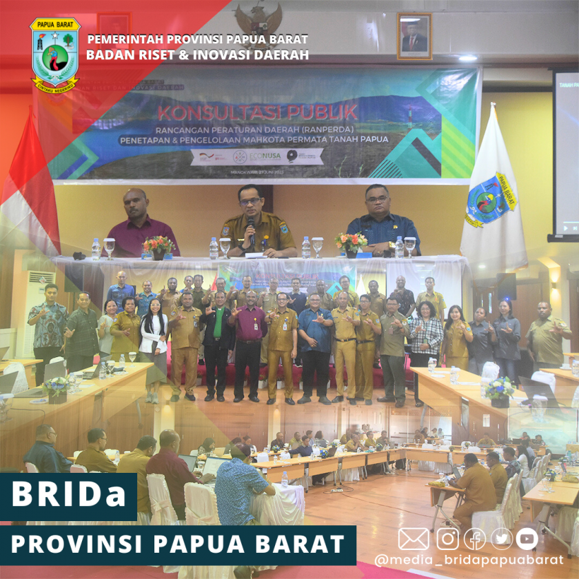 BRIDA Gelar FGD Matangkan Draft RANPERDA Pengelolaan Terpadu KSP Bentang Alam MPTP 